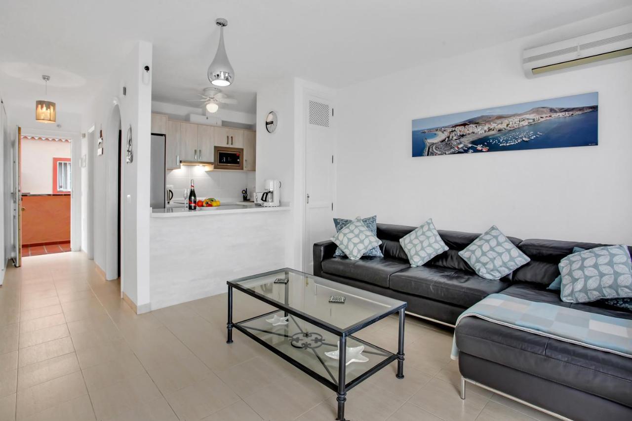 Top Floor, Sea View, Huge Terrace, Heated Pool, Garage Los Cristianos  Ngoại thất bức ảnh