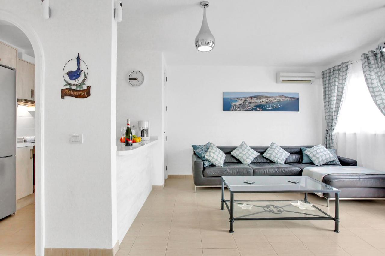 Top Floor, Sea View, Huge Terrace, Heated Pool, Garage Los Cristianos  Ngoại thất bức ảnh